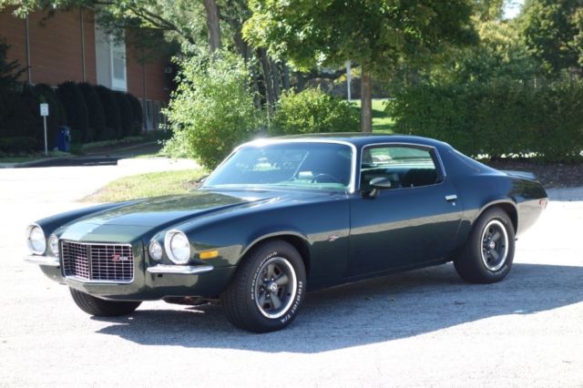 Forest Green Chevrolet Camaro with 2,450 Miles available now! 1970 Chevrolet Camaro -REAL Z28 - 350/4SPEED- ORIGINAL COLOR COMBO- SEE