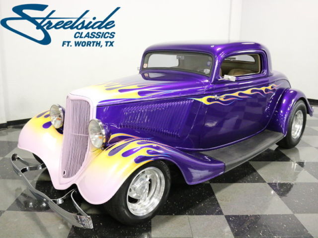 FORMER DUPONT PAINT SHOW CAR! 350 V8 W/ TH350 AUTO, PWR FRT DISCS, BEAUTIFUL ROD 1933 Ford 3 Window Coupe