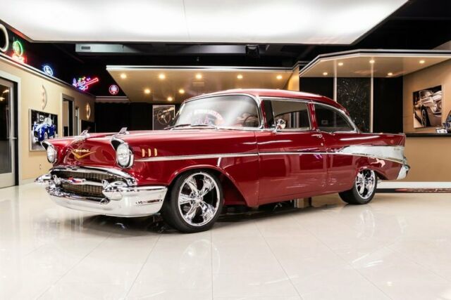 Frame Off Build! Built Chevrolet 350ci V8, TH400 Automatic, 4W Disc, PS, PB, A/C 1957 Chevrolet Bel Air/150/210