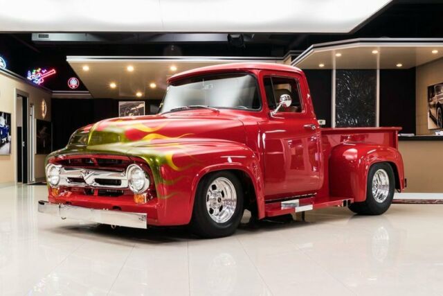 Frame Off Build! Ford 514ci Big Block V8, C6 Automatic, Heidts Suspension, PS 1956 Ford F100 Pickup Restomod