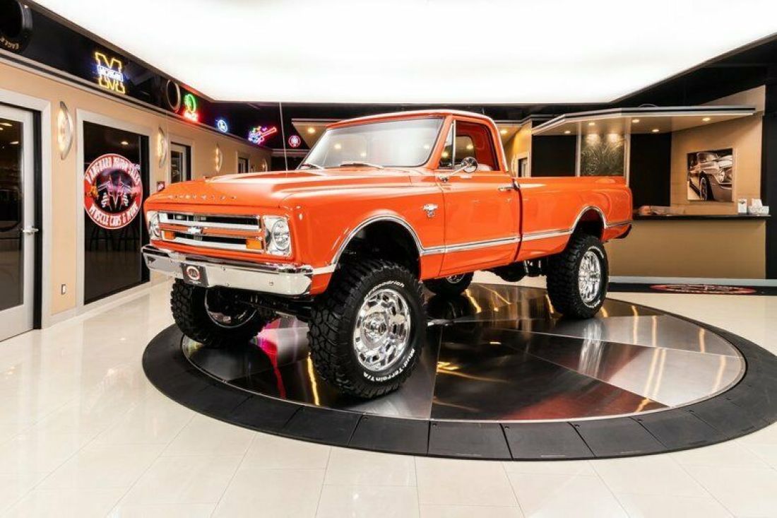 Frame Off Build! GM 502ci Crate V8 w/ EFI, TH400 Automatic, 4X4, PS, PB, A/C 1967 Chevrolet K-20 4X4 Pickup