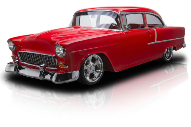 Frame Off Built Bel Air Custom 468 V8 THM200 4 Speed Automatic PS A/C Disc Brake 1955 Chevrolet Bel Air/150/210