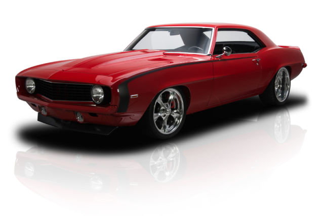 Frame Off Built Camaro 427 V8 4 Speed A/C PS Heidts 4 Link 4 Wheel Disc Brakes 1969 Chevrolet Camaro