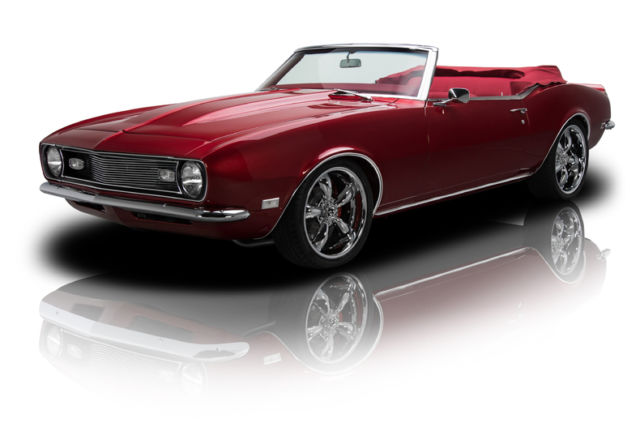 Frame Off Built Camaro Convertible 5.7L LS1 V8 4L60E 4 Speed 12 Bolt PS PB A/C 1968 Chevrolet Camaro