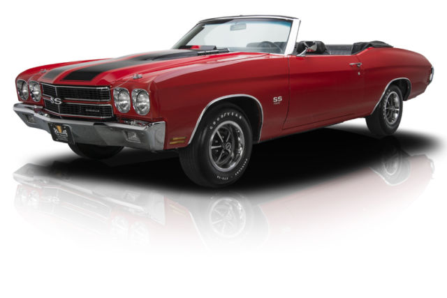 Frame Off Built Chevelle SS Convertible LS6 454 V8 4 Speed 12 Bolt 3.31 PS PB 1970 Chevrolet Chevelle Super Sport