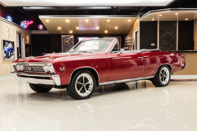 Frame Off Built, Convertible! GM 396ci V8, Muncie 4-Speed, PS, PB, Disc, Posi 1967 Chevrolet Chevelle Convertible