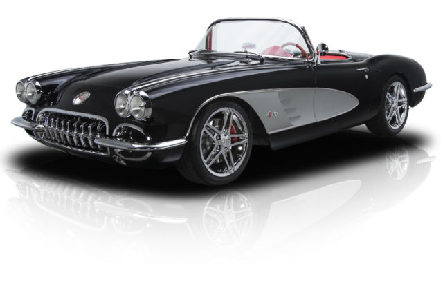 Frame Off Built Corvette Roadster EFI LS1 V8 4L60E 4 Speed Auto A/C PS Discs 1959 Chevrolet Corvette