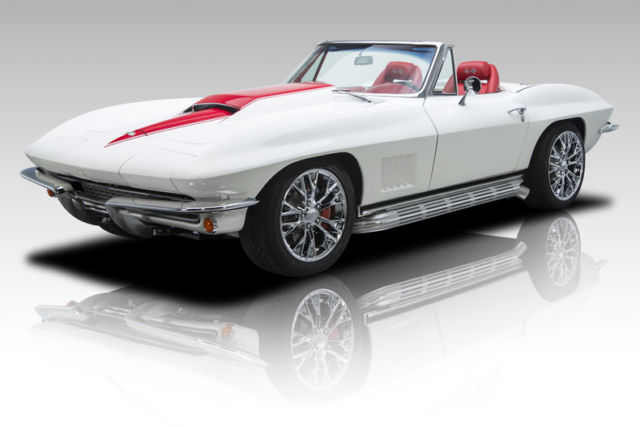 Frame Off Built Corvette Sting Ray Roadster ZZ572 V8 TKO600 5 Speed A/C Leather 1965 Chevrolet Corvette Sting Ray