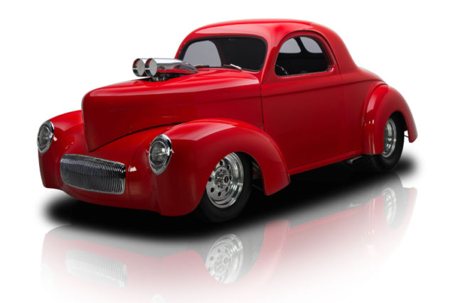 Frame Off Built Willys Outlaw Coupe Supercharged Dual Quad 383 4 Speed 1941 Willys Coupe