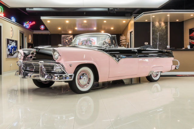 Frame Off, Concours Restored! 272ci V8, 3-Speed Manual, PB, PS, Continental Kit! 1955 Ford Fairlane Convertible