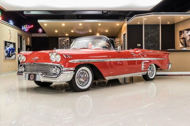 Frame Off, Nut & Bolt Resto! 348ci V8, Automatic, Lots of Options, PS, PB, A/C 1958 Chevrolet Impala Convertible