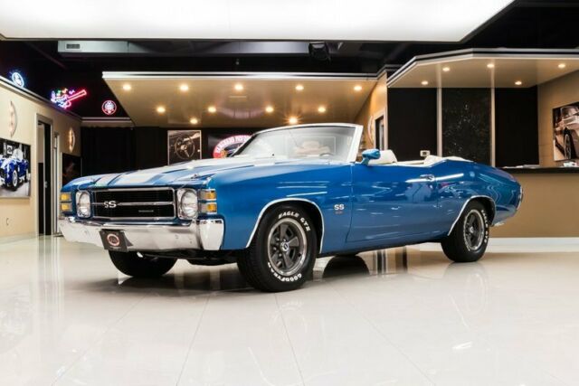 Frame Off, Nut & Bolt Restored! GM 502ci Crate V8, TH400 Automatic, PS, PB, A/C 1971 Chevrolet Chevelle Convertible