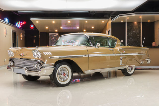 Frame Off Nut & Bolt, Rotisserie Resto! GM 348ci V8, Automatic, Oxide Underside 1958 Chevrolet Impala