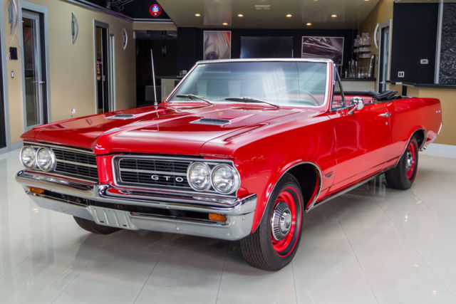 Frame Off, Nut & Bolt Restored! Pontiac 389ci V8, 4-Speed Manual, PHS Documents 1964 Pontiac GTO Convertible