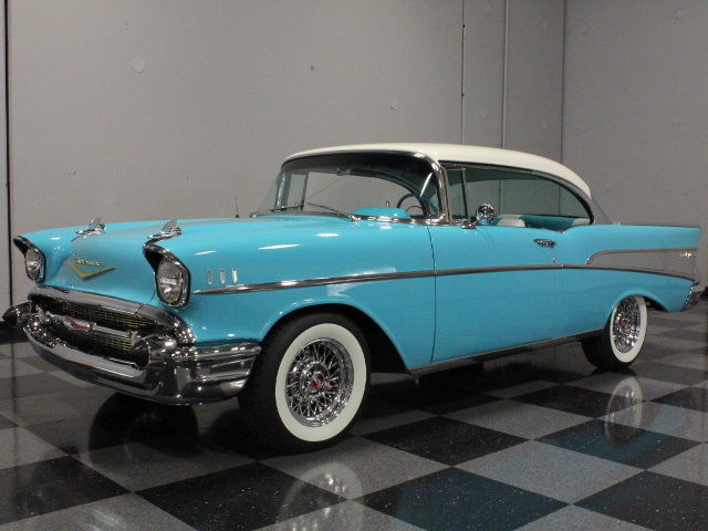 FRAME-OFF RESTO TO THE 9'S, GREAT PAINT & CHROME, LIKE NEW INSIDE & OUT!!! 1957 Chevrolet Bel Air/150/210