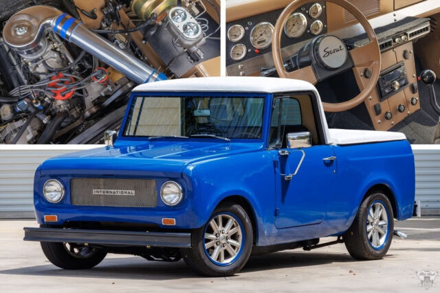 Frame Off Restoration, 5-Speed Manual, A/C, Disc Brakes, 5.0L H/O V8 1966 International Harvester Scout Half-Cab Pickup Convertible