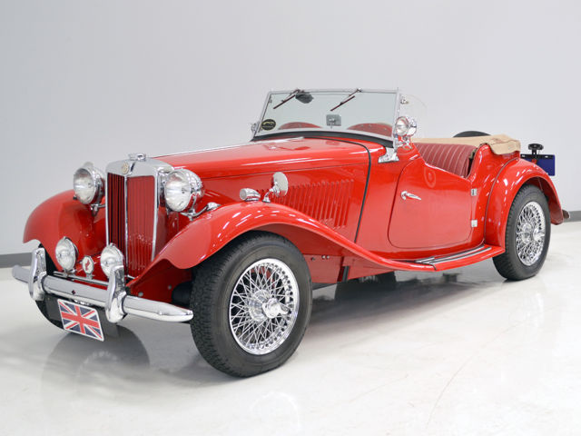 frame-off restoration, documented, great color combination, drives great, nice! 1950 MG T-Series