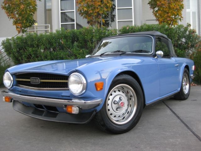 Frame Off Restoration!!! Original Color Combo 1974 Triumph TR-6