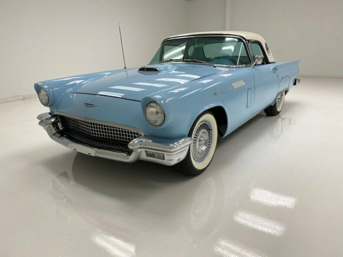 Frame Off Restoration/312ci V8 Ford-O-Matic /White Hardtop 1957 Ford Thunderbird Roadster