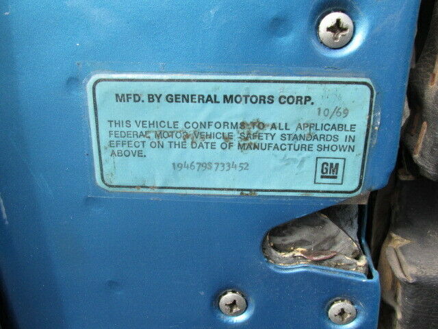 1969 Chevrolet Corvette 2dr convertable - photo 3