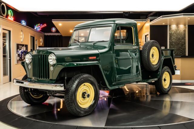 Frame Off Restored! 134ci I4, T90 3-Speed, 2-Speed Transfer Case, Expert Build 1949 Willys Jeep Pickup 4X4