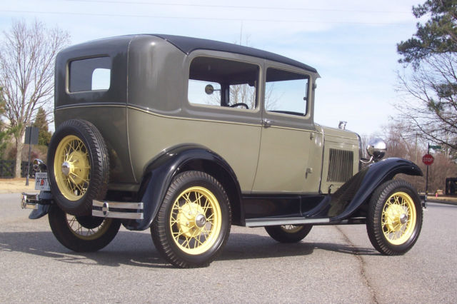 Frame Off Restored 1930 Ford Model A Tudor Sedan Great History Show & Go Ready! 1930 Ford Model A Tudor Show Winner
