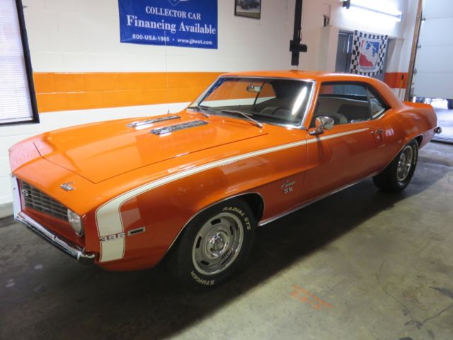 Frame /off Restored 1969 Camaro Hugger Orange Houndstooth 396 375HP! 1969 Chevrolet Camaro SS