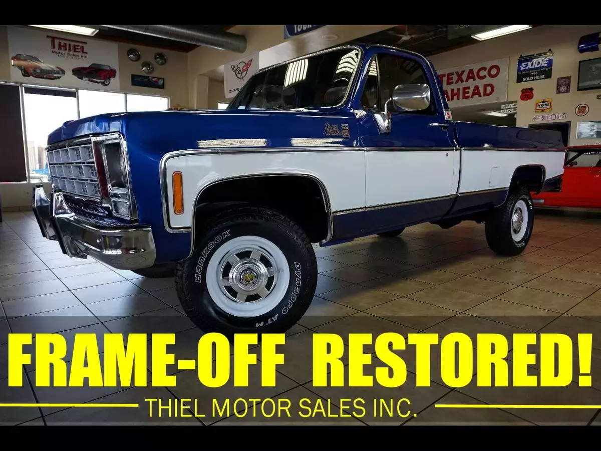 Frame-Off Restored 1980 GMC Sierra Grande 4X4 V8 K20 K10 80 81 82 83 8 1980 GMC Sierra 2500 Sierra Grande 4X4