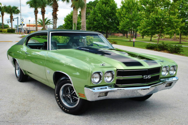 Frame Off Restored Build Sheet Power Brakes Power Steering Bucket Seats 1970 Chevrolet Chevelle SS 396 Numbers Matching Frame Off Build Sheet