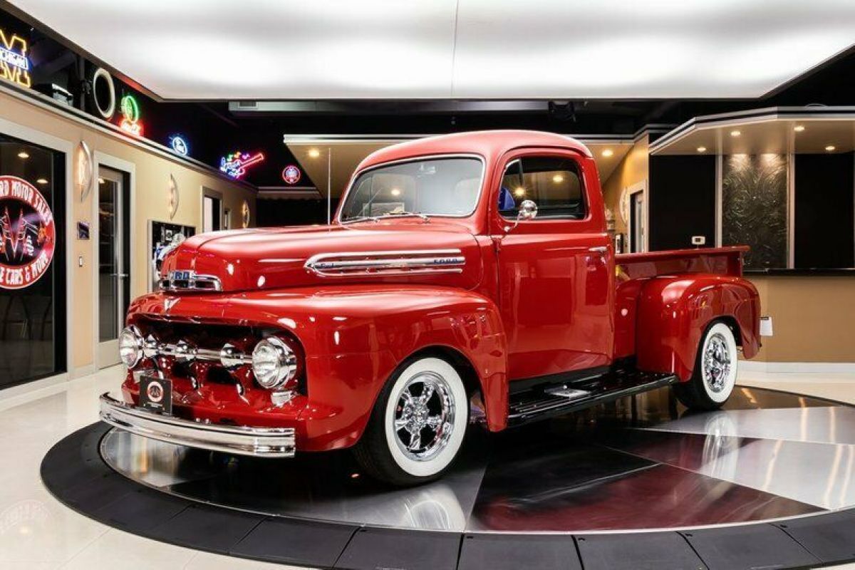 Frame Off Restored! Cadillac 331ci V8, 3-Speed Manual, California Style Hot Rod 1951 Ford F1 Pickup