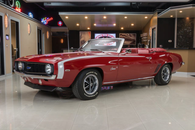 Frame Off Restored, Convertible! GM 350ci V8, TH350 Automatic, PS, PB, Disc! 1969 Chevrolet Camaro