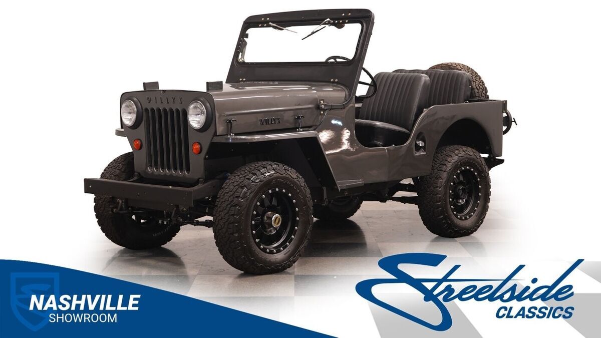 Frame off restored fresh paint 225ci Dauntless V6 1953 Willys Jeep CJ-3B