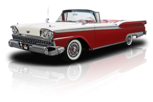 Frame Off Restored Galaxie Skyliner 352 V8 2 Speed Automatic Ford 9" Factory A/C 1959 Ford Galaxie Skyliner