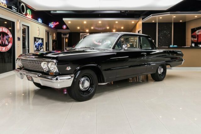 Frame Off Restored! GM 348ci V8 w/ Dual 4bbl Carbs, 4-Speed Manual, Posi, PS, PB 1963 Chevrolet Biscayne