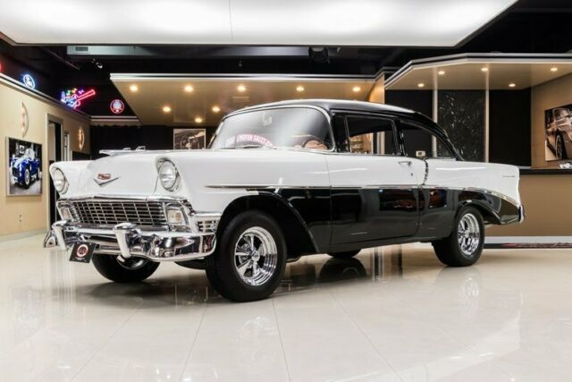 Frame Off Restored! GM 350ci V8 Crate Engine, 4-Speed Manual, Disc, PS, PB 1956 Chevrolet Bel Air/150/210