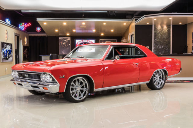 Frame Off Restored! GM 396ci V8, Muncie 4-Speed, 12 Bolt Posi, Disc, PS, PB, A/C 1966 Chevrolet Chevelle
