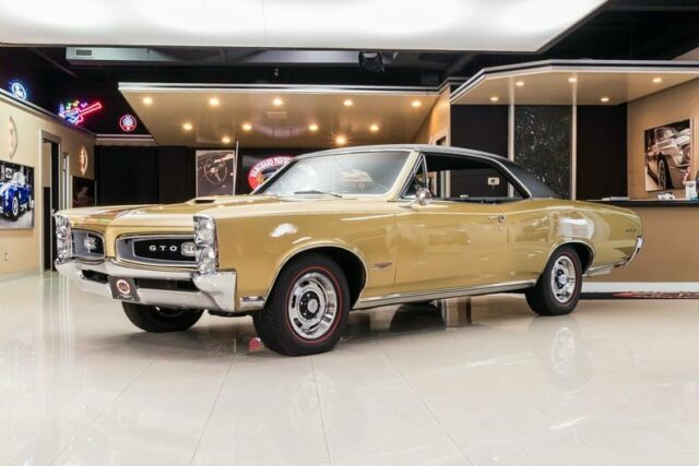 Frame Off Restored! GM 455ci HO V8, M20 4 Speed Manual, Tri Power, PS, PB, Posi 1966 Pontiac GTO