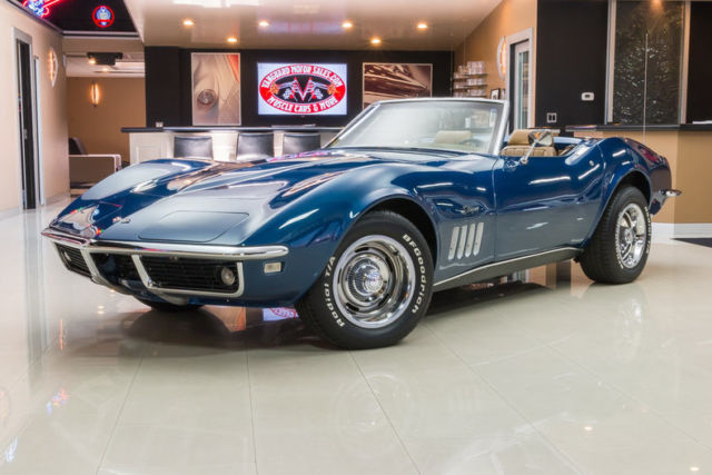 Frame-Off Restored! Numbers Matching 351ci V8, Muncie 4-Speed, PS, Disc Brakes! 1969 Chevrolet Corvette Convertible