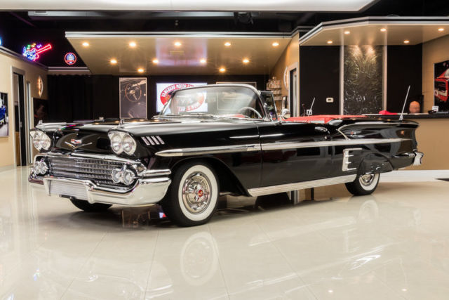 Frame Off, Rotisserie Build! Original Drivetrain, 348 Tri-Power V8, Auto, PS, PB 1958 Chevrolet Impala Convertible