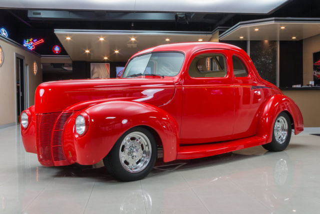 Frame-Off, Rotisserie Custom Build, All Steel, 351ci Windsor, C4 3-Speed Auto 1940 Ford Coupe Street Rod