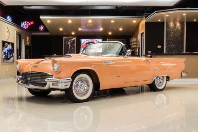 Frame Off, Rotisserie Resto! # Match, Ford 312 V8, Automatic, PS, Original Color 1957 Ford Thunderbird Convertible