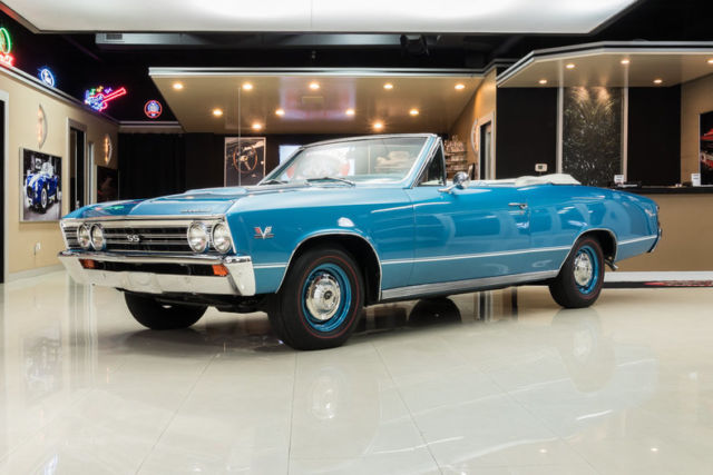 Frame Off, Rotisserie Restored SS! Numbers Matching, 396ci V8, Automatic, PS, PB 1967 Chevrolet Chevelle SS Convertible