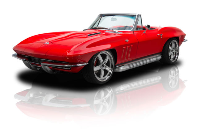 Frame Up Built Corvette Sting Ray Roadster Pro Touring EFI LS2 5 Speed A/C PS 1966 Chevrolet Corvette Sting Ray