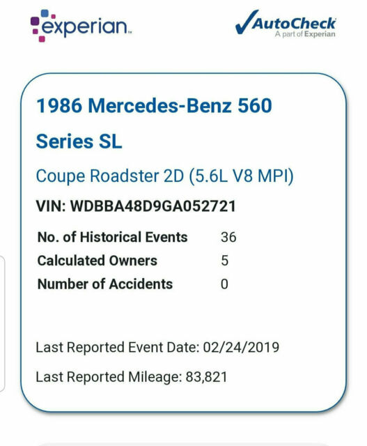 1986 Mercedes-Benz SL-Class SL - photo 9