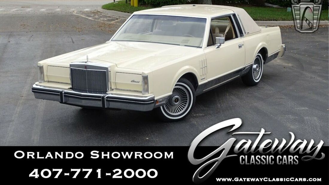 French Vanilla 1983 Lincoln Continental Coupe 5.0L V8 4 Speed Automatic Availabl 1983 Lincoln Continental Mark VI