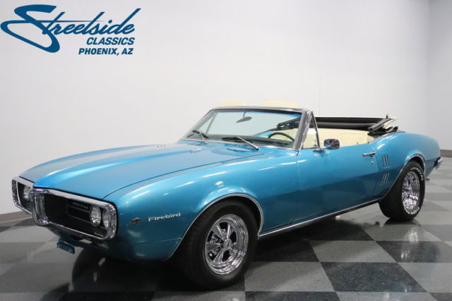 FRESH 350 CRATE MOTOR, AUTO, PS, AC, TONS OF DOCS, TOP-NOTCH CONVERTBLE FIREBIRD 1967 Pontiac Firebird Convertible