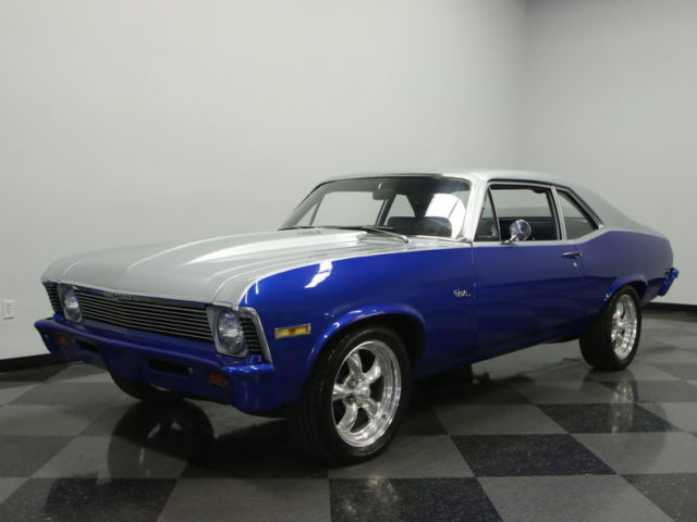 FRESH 350 ZZ4 CRATE ENGINE, 17 IN WHEELS, NICE PAINT, GREAT UPGRADES, SOLID CAR! 1972 Chevrolet Nova