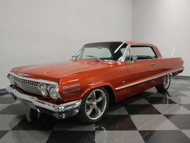 FRESH 350CI MOTOR REBUILT LAST YEAR, SUPER SLICK PAINT & BODYWORK, BOSS WHEELS 1963 Chevrolet Impala