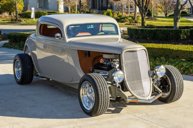 Fresh Build! Gibbon Body, 350ci V8, Automatic, Ford 9in, Mustang II, Disc, PB 1933 Ford 3-Window Coupe Street Rod