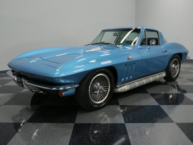 FRESH BUILD, GREAT COLORS, 396 CID, 4 SPD, A/C, POWER DISCS, PS, SIDE PIPES, A+! 1965 Chevrolet Corvette